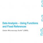 Data Analysis Using Functions and Fixed References